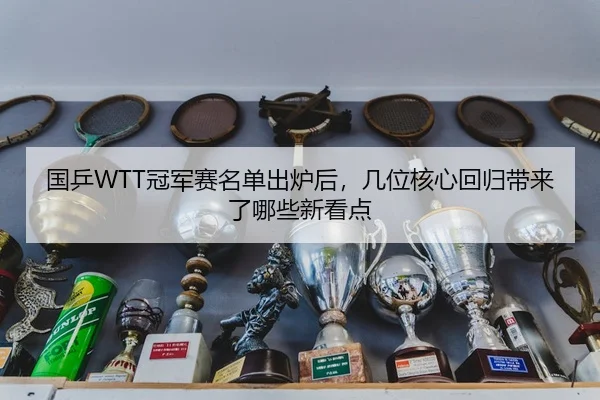 国乒WTT冠军赛名单出炉后，几位核心回归带来了哪些新看点